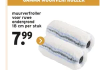 muurverfroller voor ruwe ondergrond