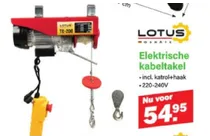 elektrische kabeltakel