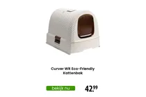 curver wit eco friendly kattenbak