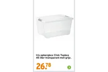 iris opbergbox click topbox