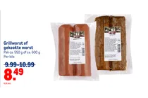 grillworst of gekookte worst