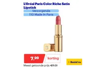 color riche satin lipstick