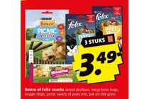 bonzo picnic variety felix party mix megabone