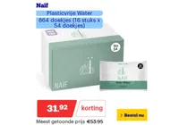 plasticvrije water doekjes