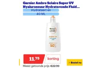 super uv hyaluronzuur hydraterende fluid