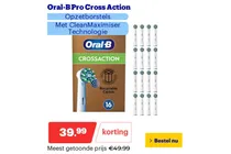 oral b pro cross action opzetborstels