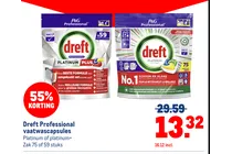 dreft professional vaatwascapsules platinum