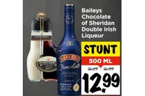 baileys chocolate of sheridan double irish liqueur