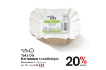 take dis kartonnen snackbakjes
