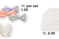 set van drie strikjes