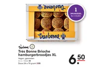 tres bonne brioche hamburgerbroodjes xl