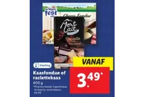 kaasfondue of raclettekaas
