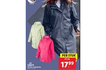 dames regenparka