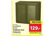 tuinkast met 2 deuren