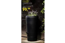 regenton met plantenbak