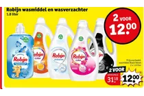 robijn wasmiddel en wasverzachter
