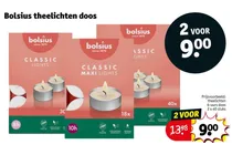 bolsius classic theelichten 40 stuks
