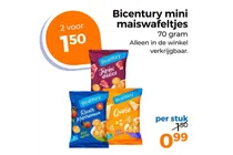 bicentury mini maiswafeltjes