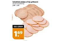 kip grillworst plakjes