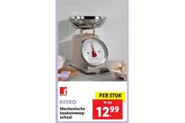 mechanische keukenweegschaal