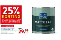 kluswijs zijdeglans lak