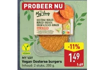 vegan oosterse burgers