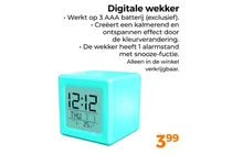 digitale wekker