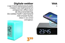 digitale wekker
