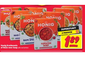 honig kruidenmix of basis voor soep