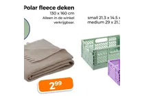polar fleece deken