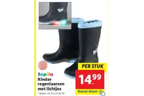 kinder regenlaarzen met lichtjes