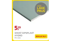 siniat gipsplaat hydro