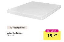 matras box comfort