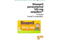 sinaspril paracetamol 120 mg zetpillen