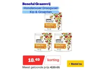 beneful graanvrij hondenvoer droogvoer kip groenten
