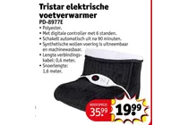 elektrische voetverwarmer