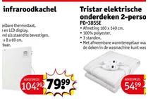 elektrische onderdeken 2 persoons