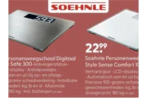 personenweegschaal digitaal safe 300