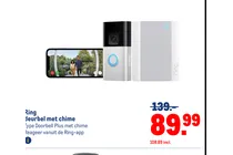 ring doorbell plus met chime