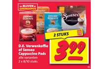 douwe egberts verwenkoffie cappuccino pads