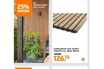 lattenwand voor buiten