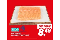 zalmfilet met huid
