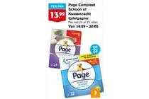 page compleet schoon toiletpapier