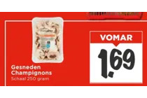 gesneden champignons