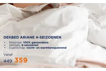 dekbed ariane 4 seizoenen