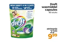 dreft 4 in 1 wasmiddel capsules