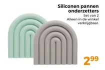 siliconen pannen onderzetters