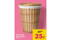wasmand gevlochten