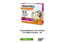 frontpro kauwtabletten voor honden