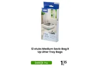 medium savic bag it up litter tray bags